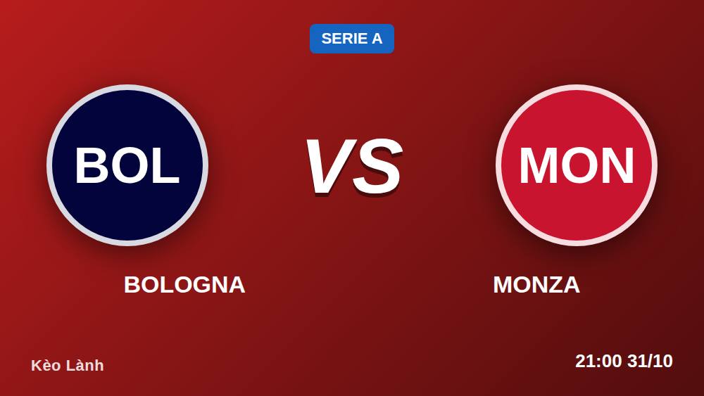 Bologna vs Monza: cách đọc kèo -150 chuẩn chỉnh tại Renato Dall'Ara